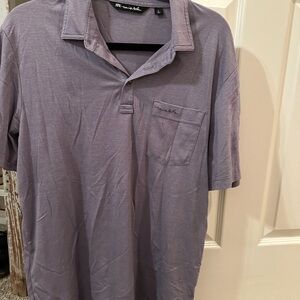 Travis Mathew Lavender Polo Shirt